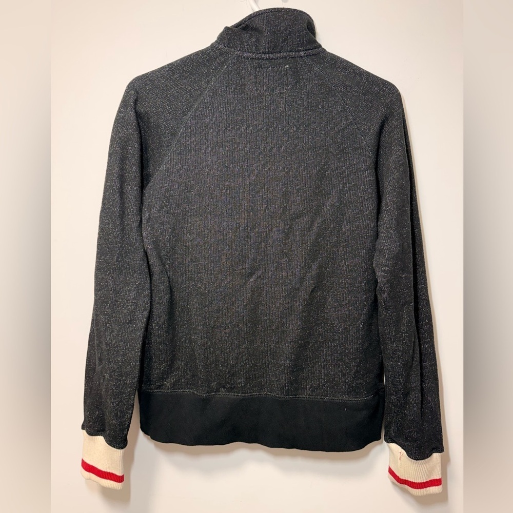 Roots Cabin Fleece Stein Sweatshirt Black Pepper Womens size XS - Picture 2 of 7